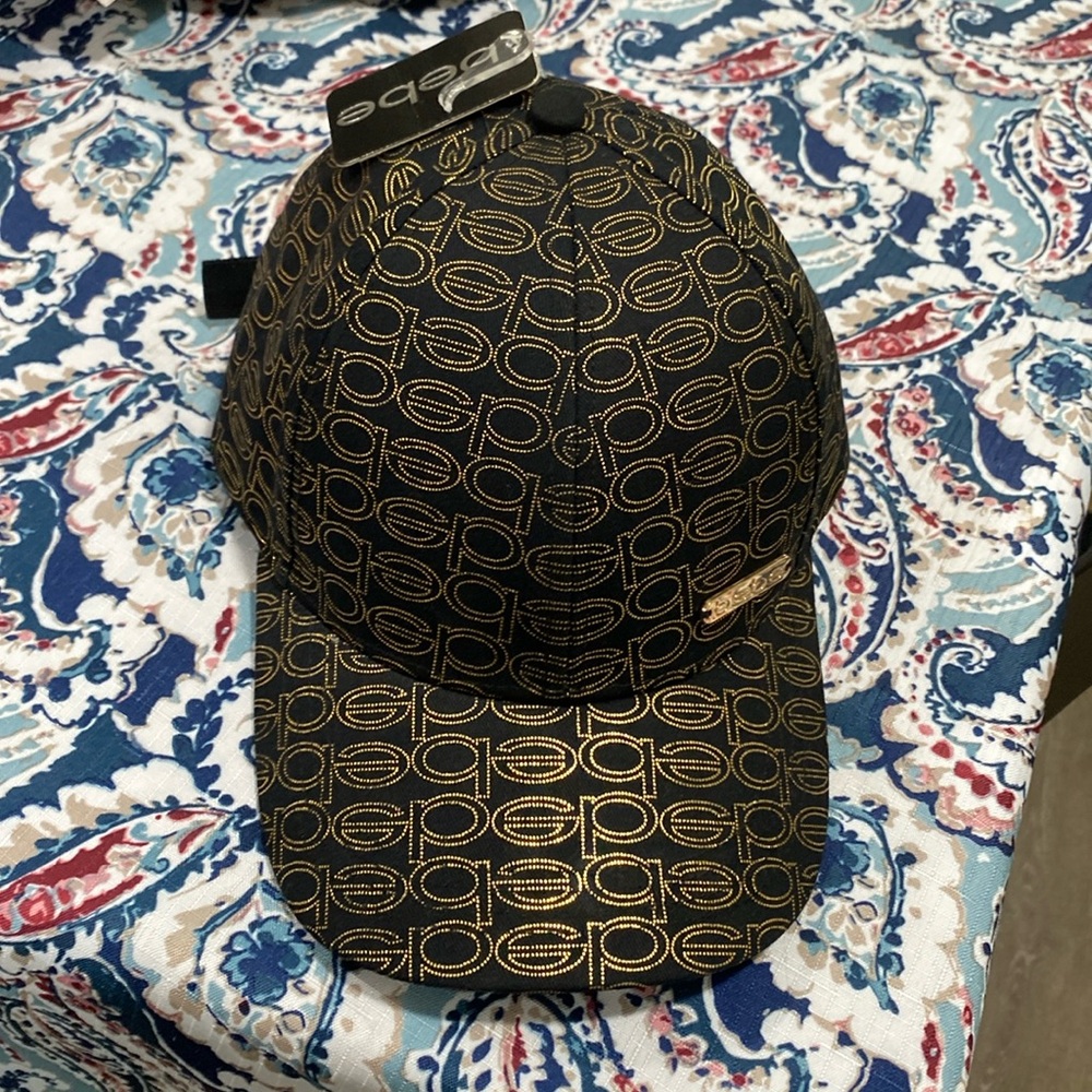 Bebe ball cap.
